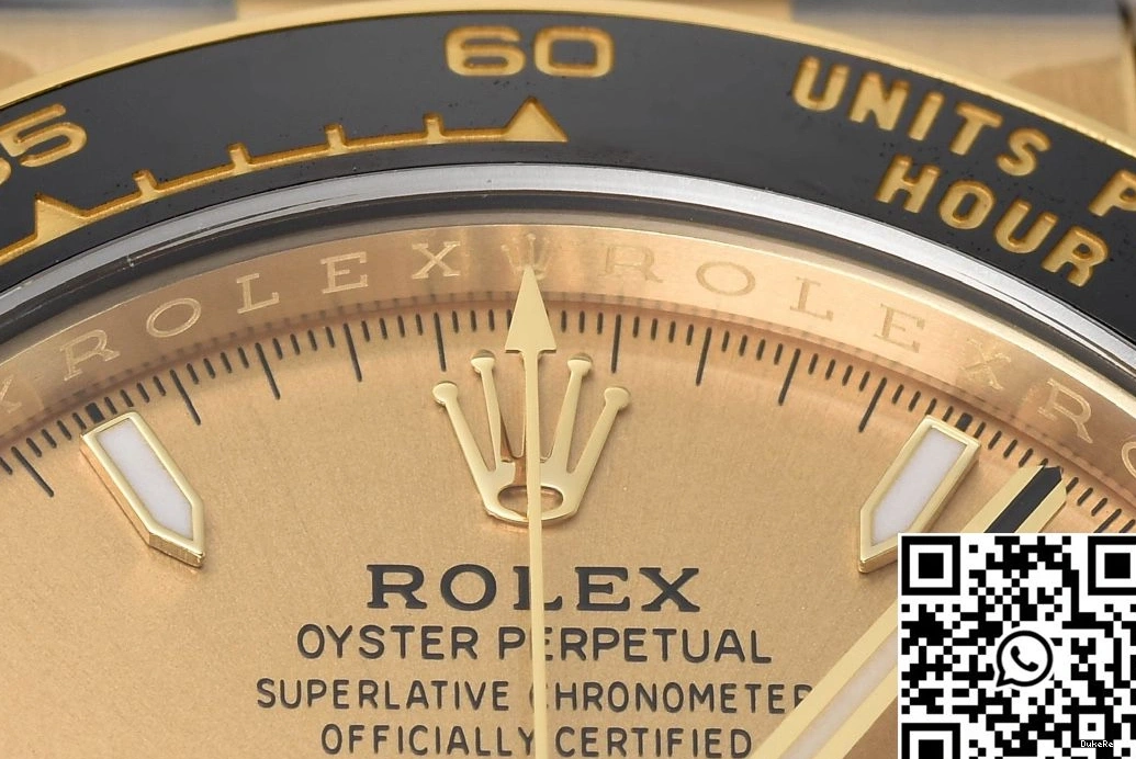 Dial Clean Factory Yellow Rolex Cosmograph Daytona M126518 Black Bezel 1011